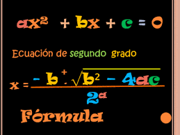 ECUACIÓN CUADRÁTICA